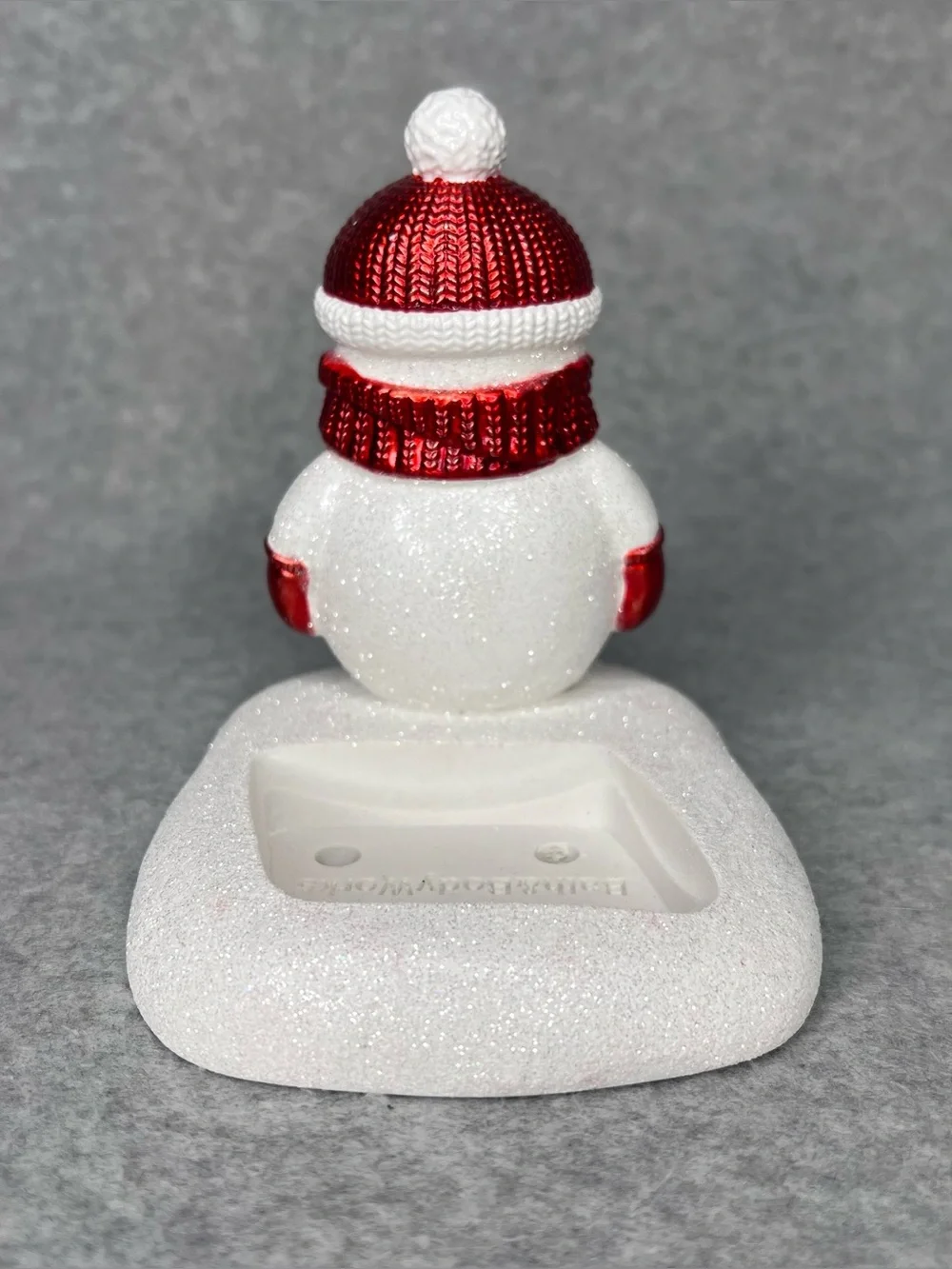 Bath & Body Works Resin Shining Snowman Foaming Soap Holder Christmas Holiday